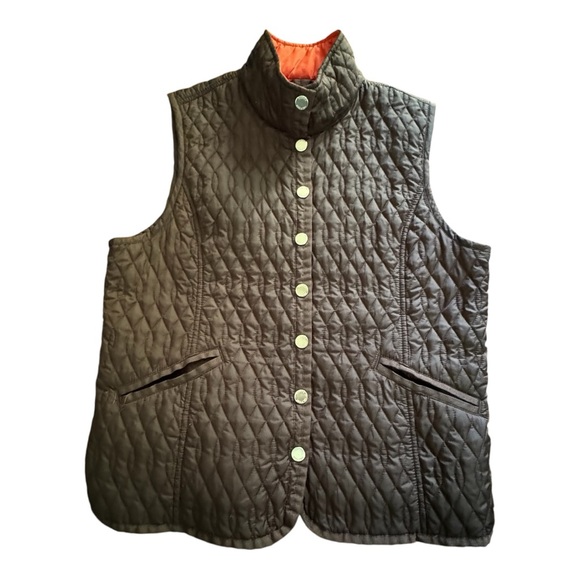 Tommy Hilfiger Brown Orange Vest - Picture 5 of 5